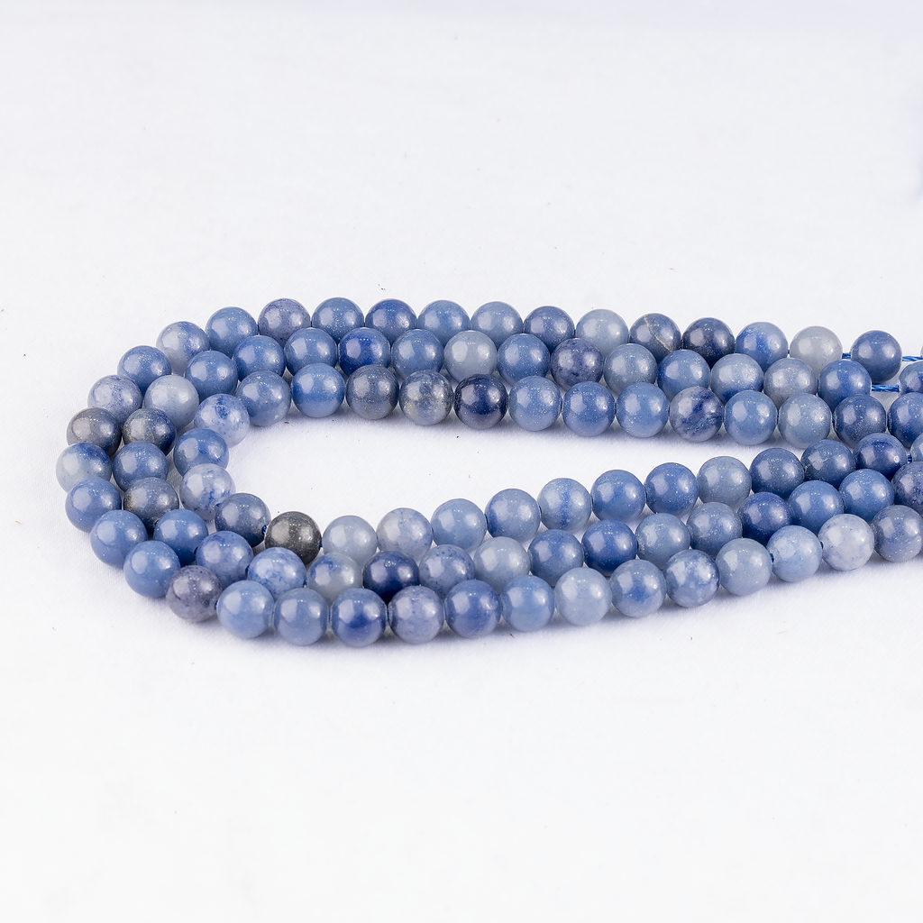 Blue Aventurine Beads, Natural Round Crystal Beads 4mm to 12mm | Beads | Wiccan Center