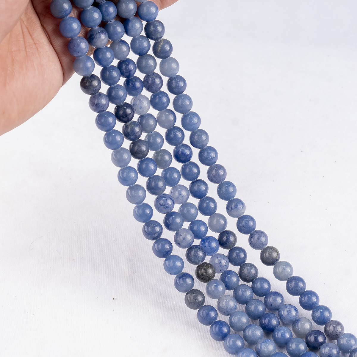 Blue Aventurine Beads, Natural Round Crystal Beads 4mm to 12mm | Beads | Wiccan Center