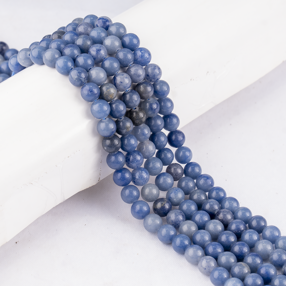 Blue Aventurine Beads, Natural Round Crystal Beads 4mm to 12mm | Beads | Wiccan Center