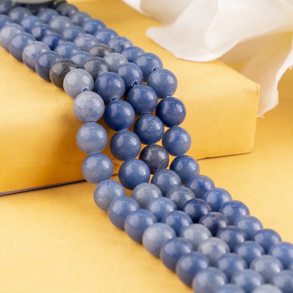 Blue Aventurine Beads, Natural Round Crystal Beads 4mm to 12mm | Beads | Wiccan Center