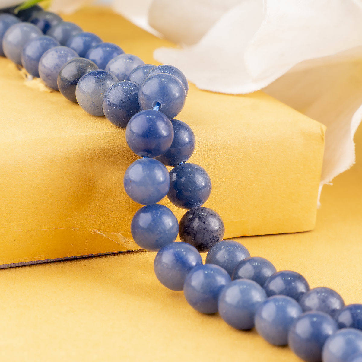 Blue Aventurine Beads, Natural Round Crystal Beads 4mm to 12mm | Beads | Wiccan Center