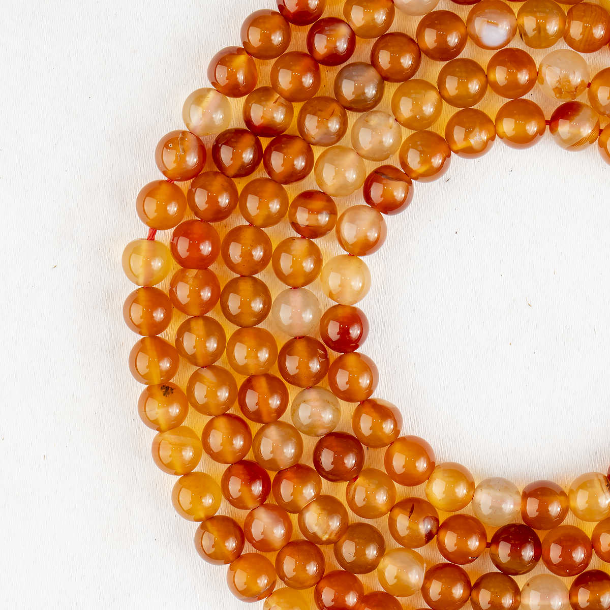 Carnelian Beads, Natural Round Crystal Beads 4mm to 12mm | Beads | Wiccan Center