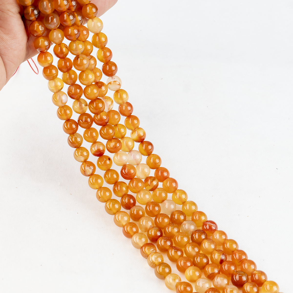 Carnelian Beads, Natural Round Crystal Beads 4mm to 12mm | Beads | Wiccan Center