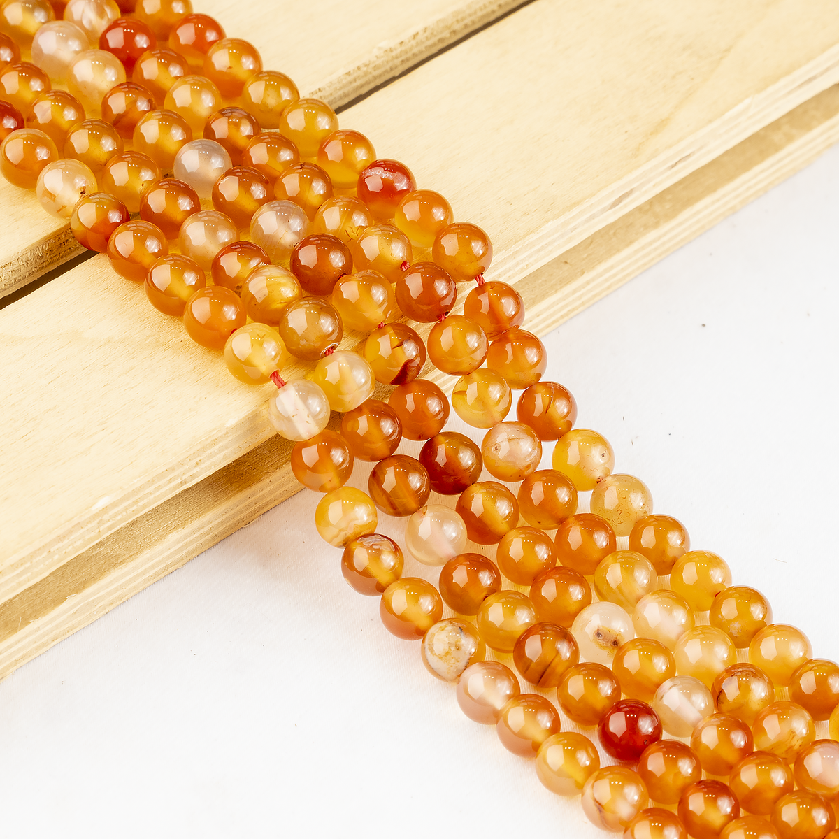 Carnelian Beads, Natural Round Crystal Beads 4mm to 12mm | Beads | Wiccan Center