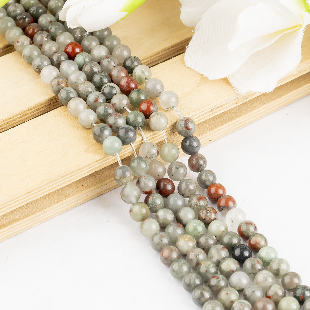 Conglomerate Beads, Natural Round Crystal Beads 4mm to 10mm | | Wiccan Center