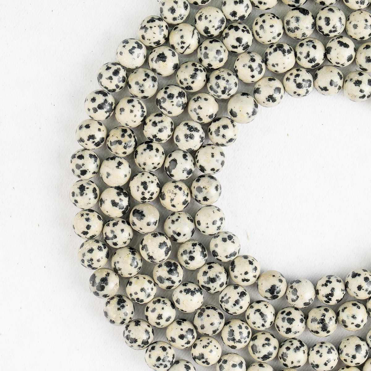 Dalmatian Jasper Beads, Natural Round Crystal Beads 4mm to 12mm | | Wiccan Center