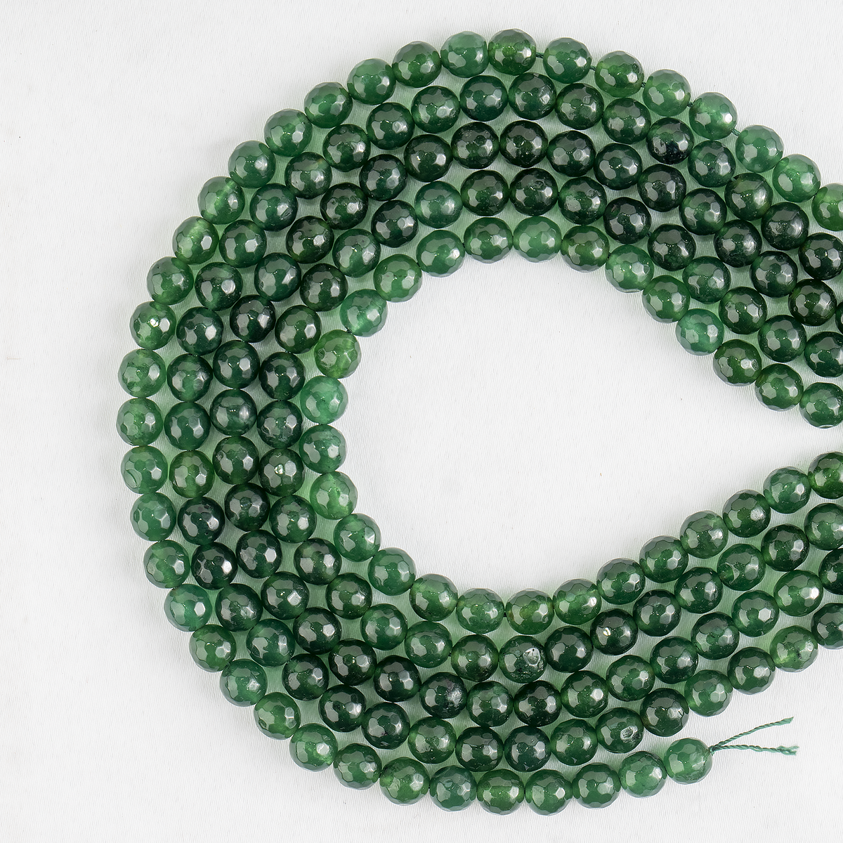 Green Jade Faceted Beads, Crystal Beads for Jewelry | | Wiccan Center