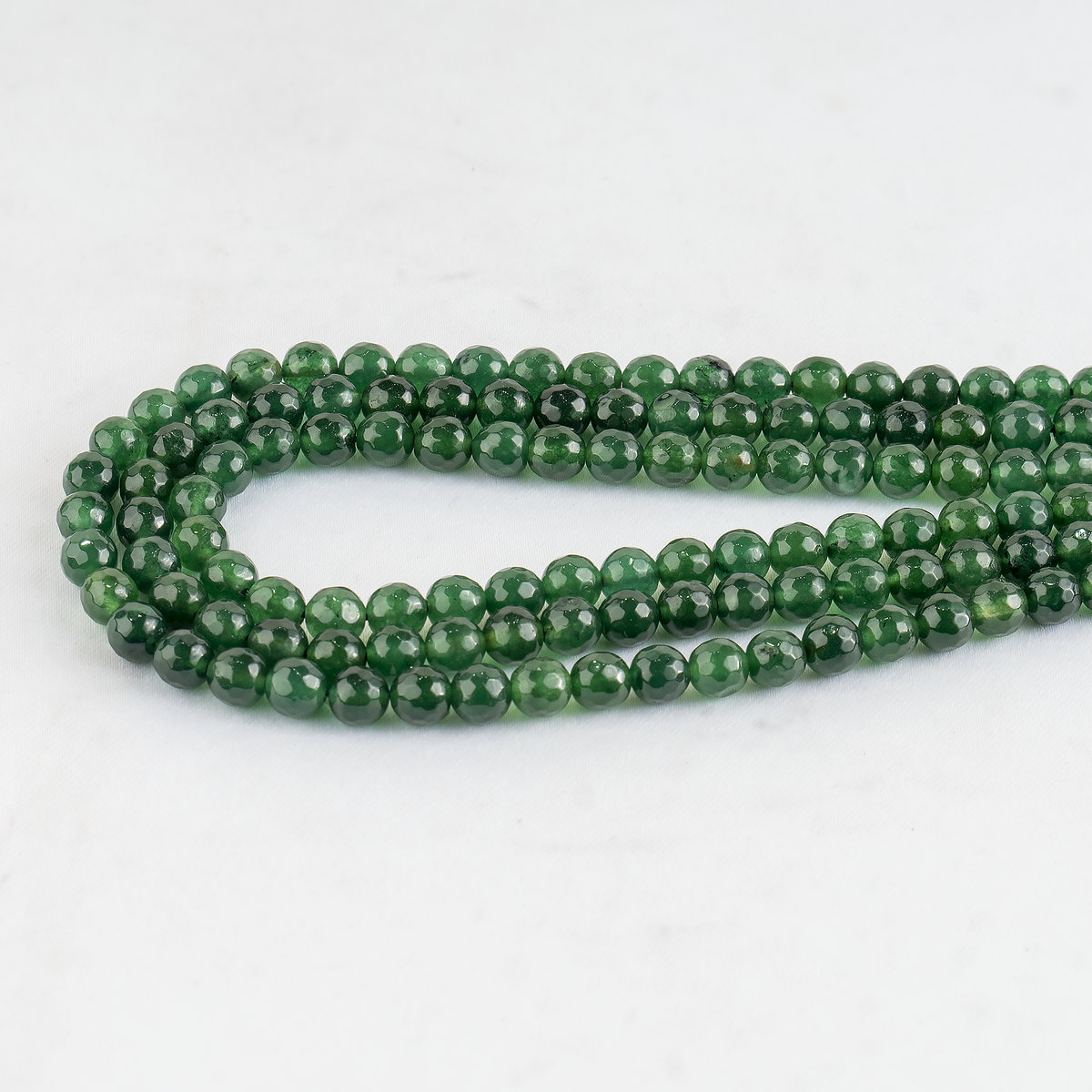 Green Jade Faceted Beads, Crystal Beads for Jewelry | | Wiccan Center