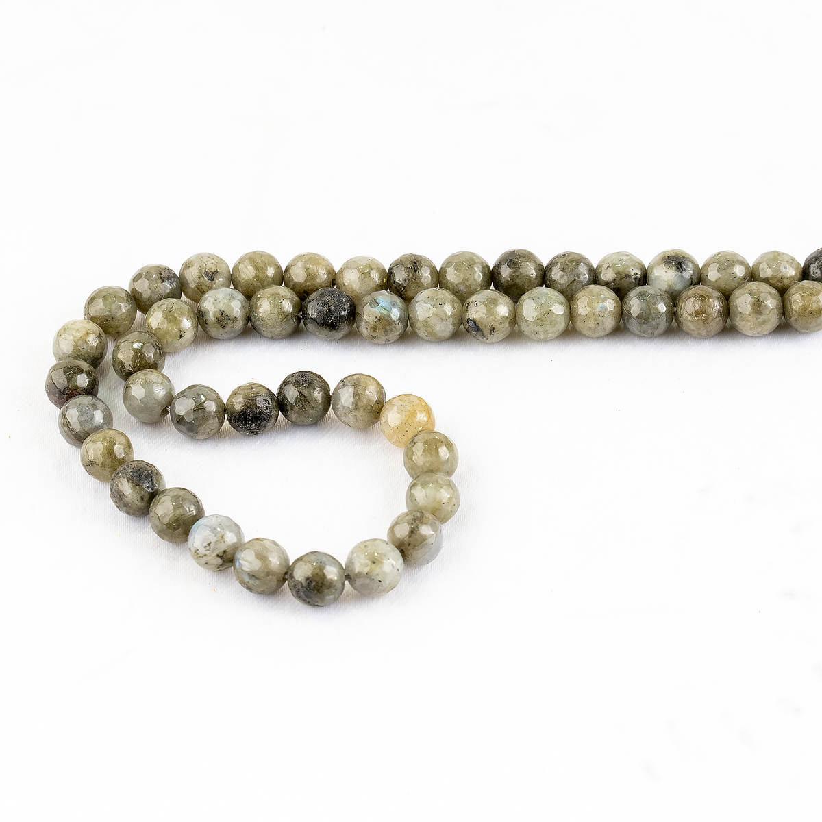 Labradorite Faceted Beads, Crystal Beads for Jewelry.