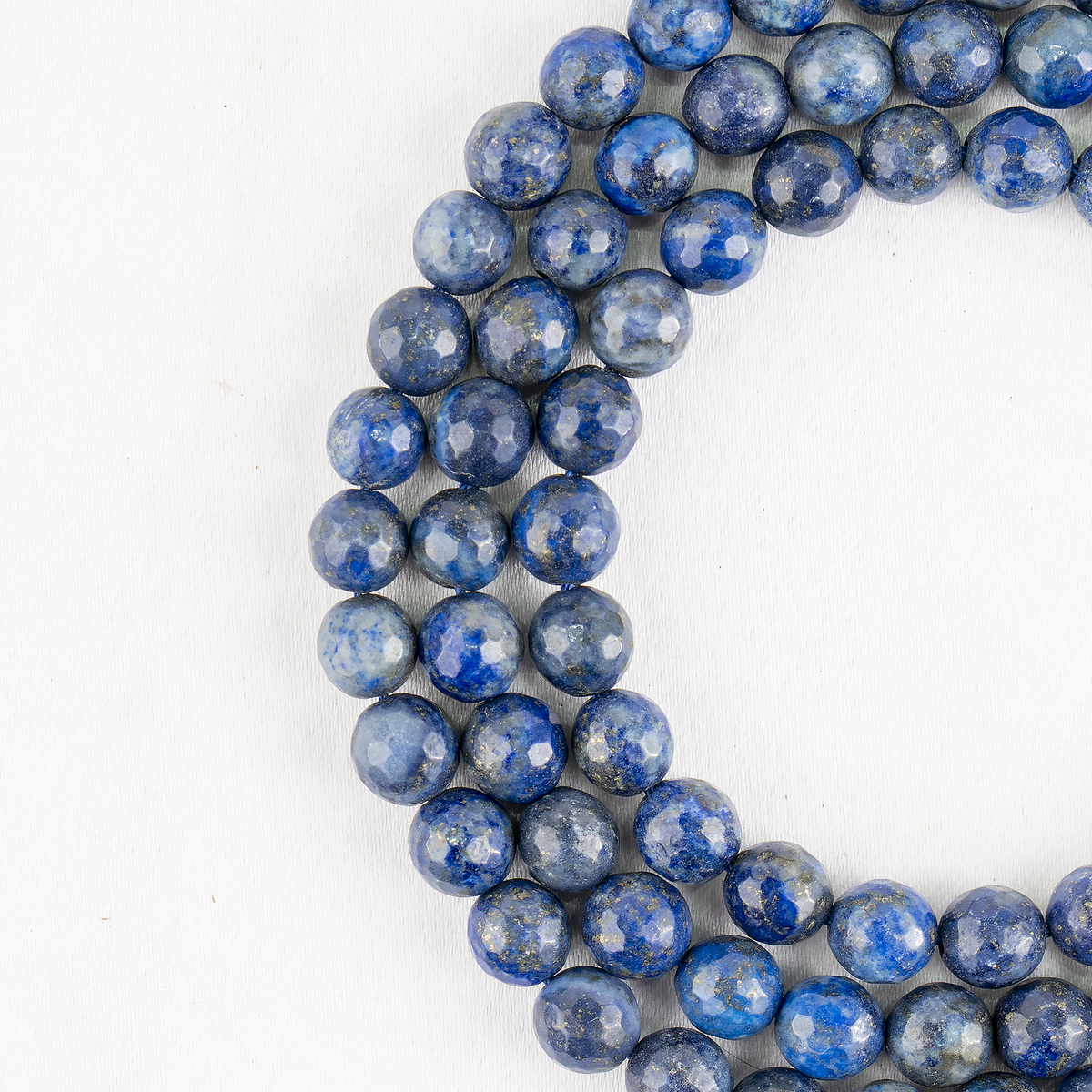 Lapis Lazuli Faceted Beads, Crystal Beads for Jewelry.