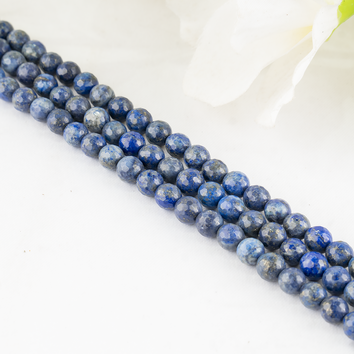 Lapis Lazuli Faceted Beads, Crystal Beads for Jewelry.