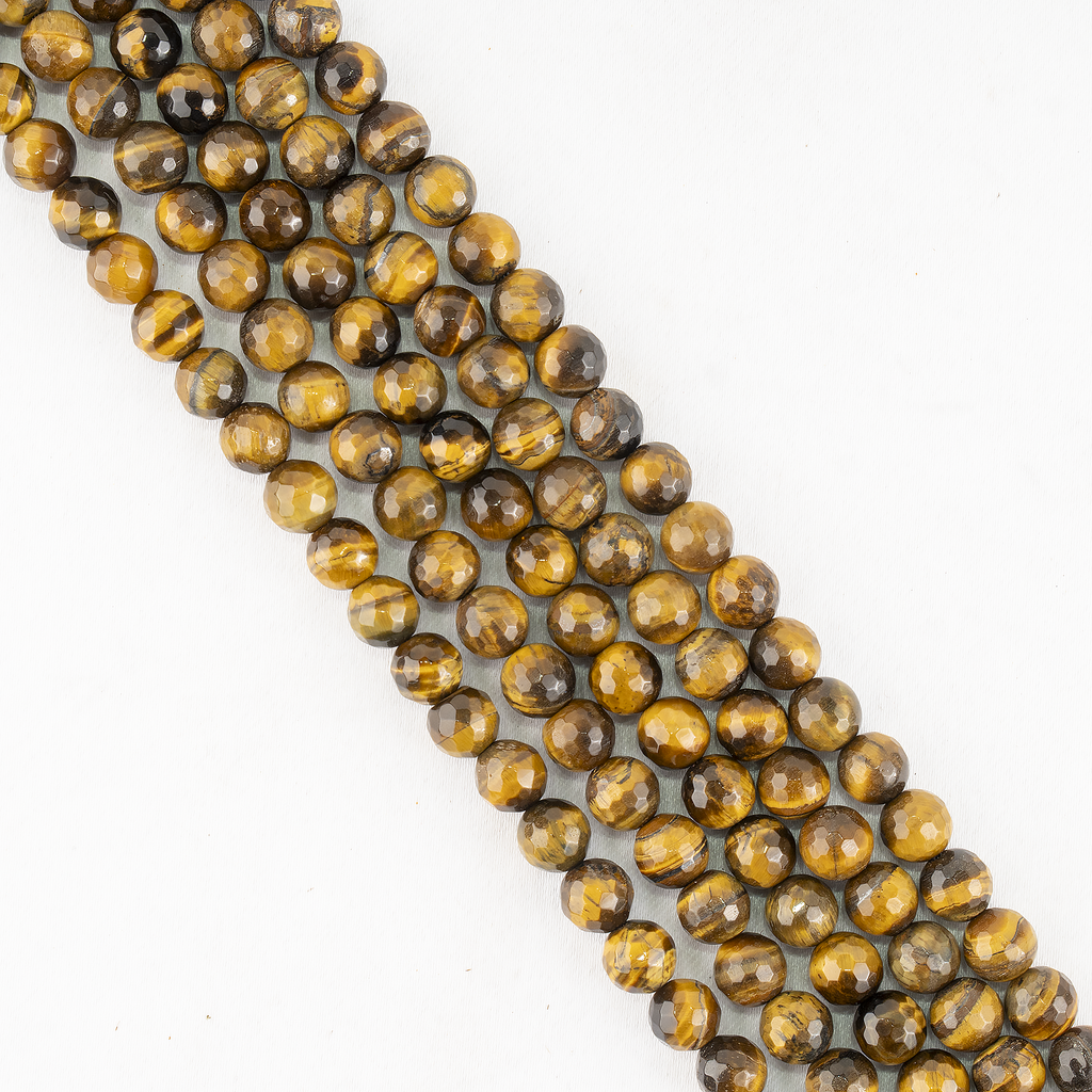 Tiger eye Faceted Beads, Crystal Beads for Jewelry. | Beads | Wiccan Center