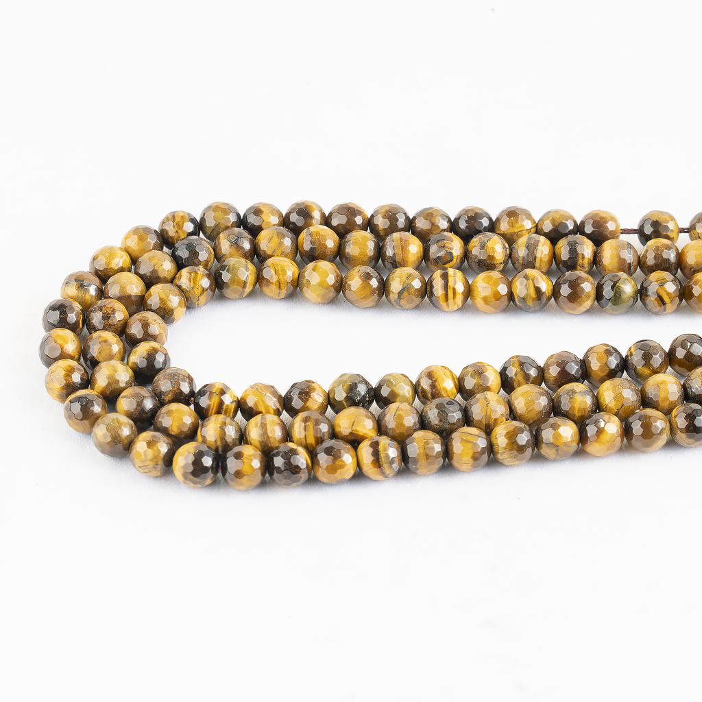 Tiger eye Faceted Beads, Crystal Beads for Jewelry. | Beads | Wiccan Center