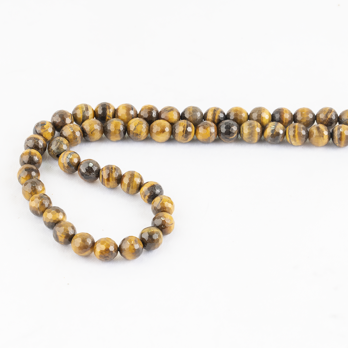 Tiger eye Faceted Beads, Crystal Beads for Jewelry.