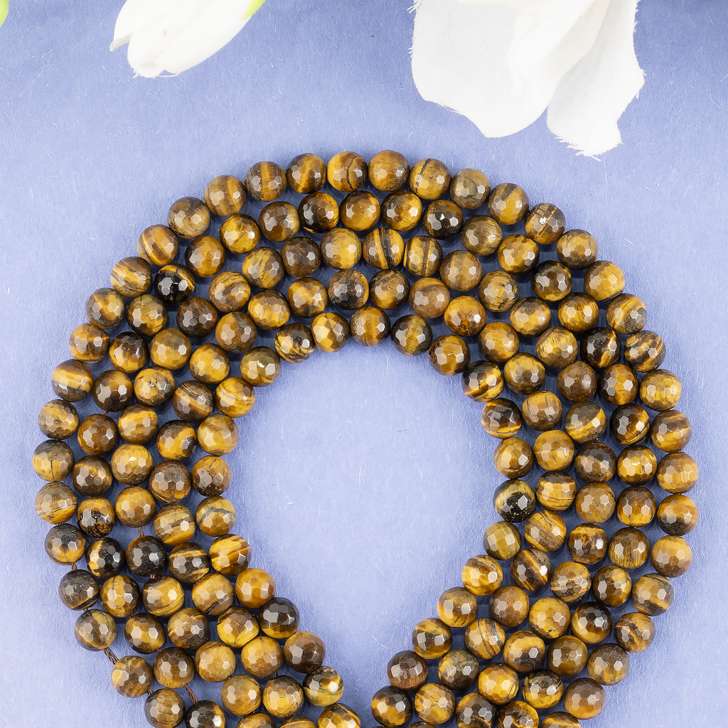 Tiger eye Faceted Beads, Crystal Beads for Jewelry. | Beads | Wiccan Center