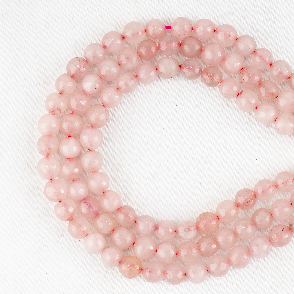 Rose Quartz Faceted Beads, Crystal Beads for Jewelry. | | Wiccan Center