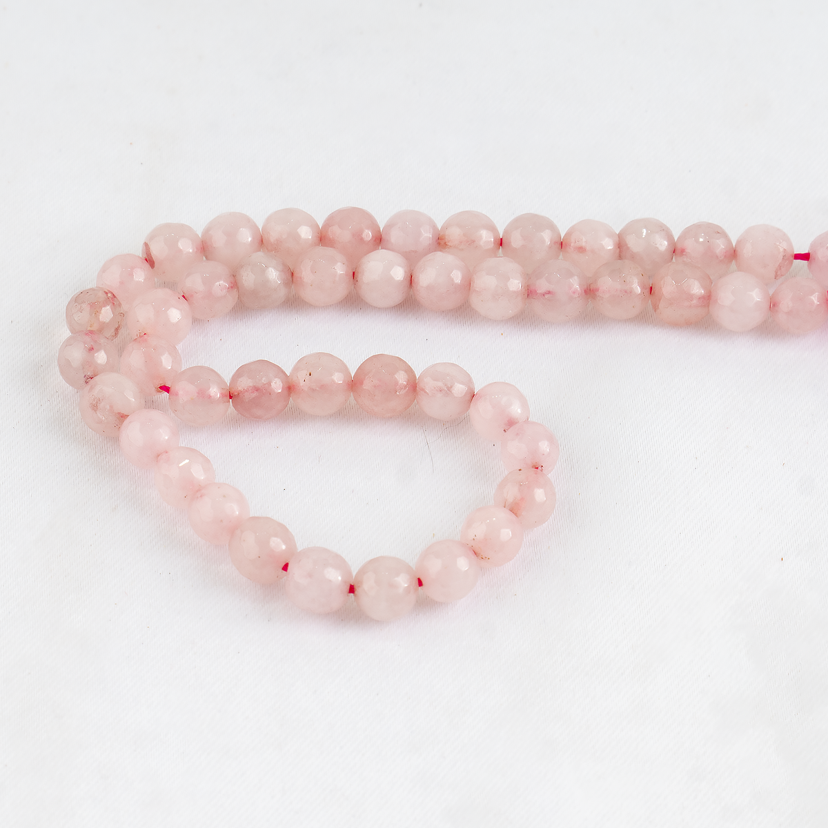 Rose Quartz Faceted Beads, Crystal Beads for Jewelry. | | Wiccan Center
