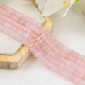 Rondelle Beads | Rose Quartz | Crystal Beads for Jewelry | | Wiccan Center