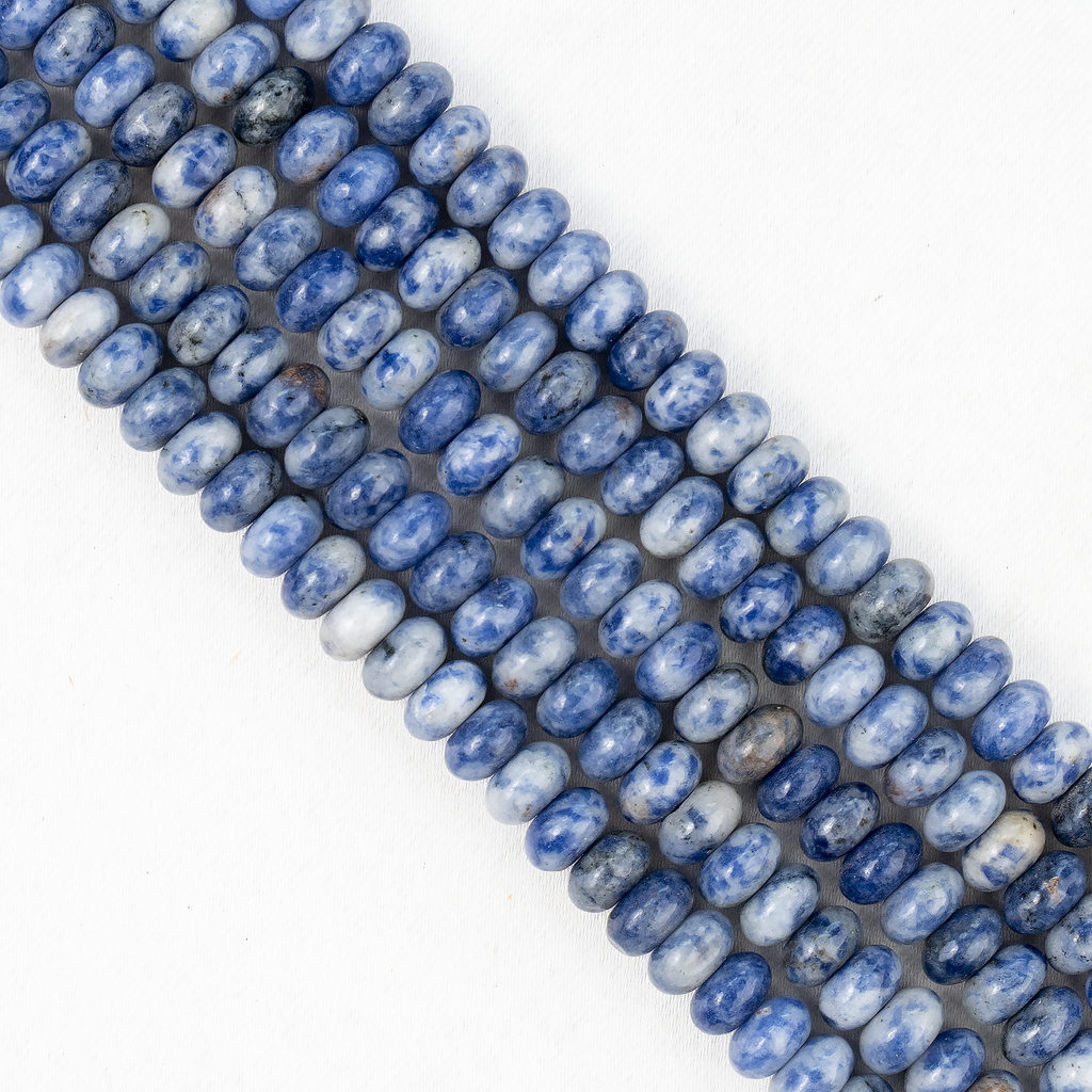 Sodalite Rondelle Beads, Crystal Beads for Jewelry. | | Wiccan Center