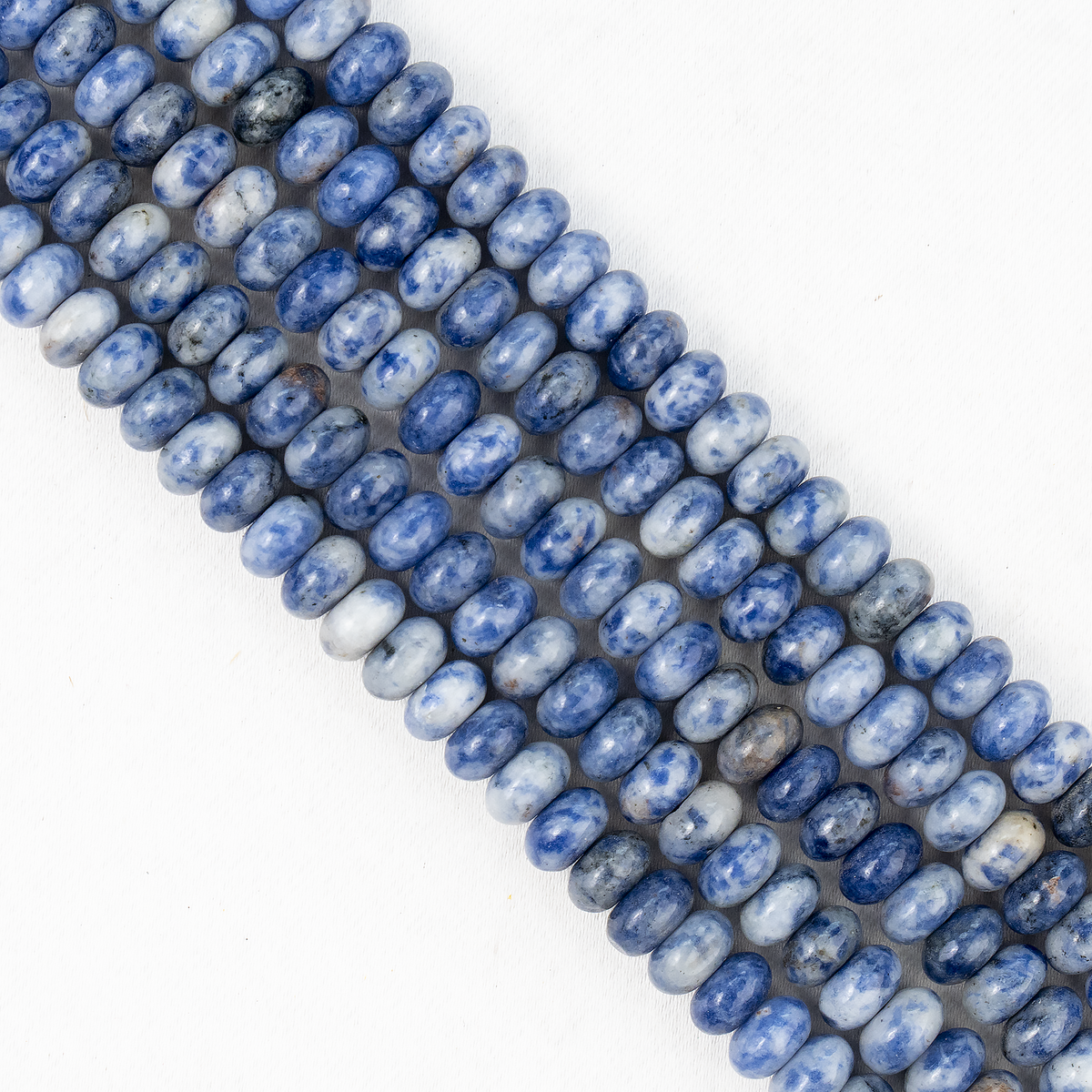 Sodalite Rondelle Beads, Crystal Beads for Jewelry. | | Wiccan Center