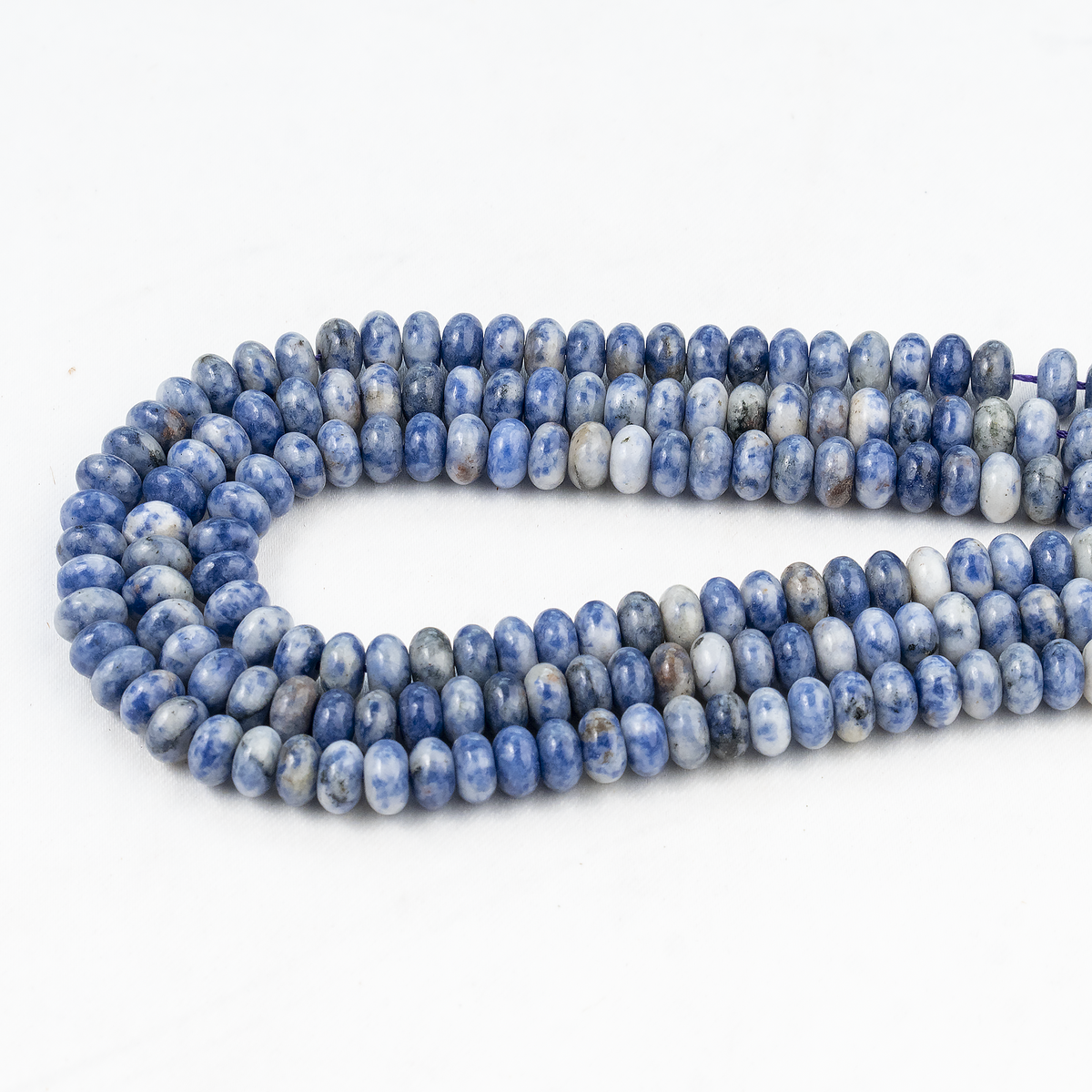 Sodalite Rondelle Beads, Crystal Beads for Jewelry. | | Wiccan Center