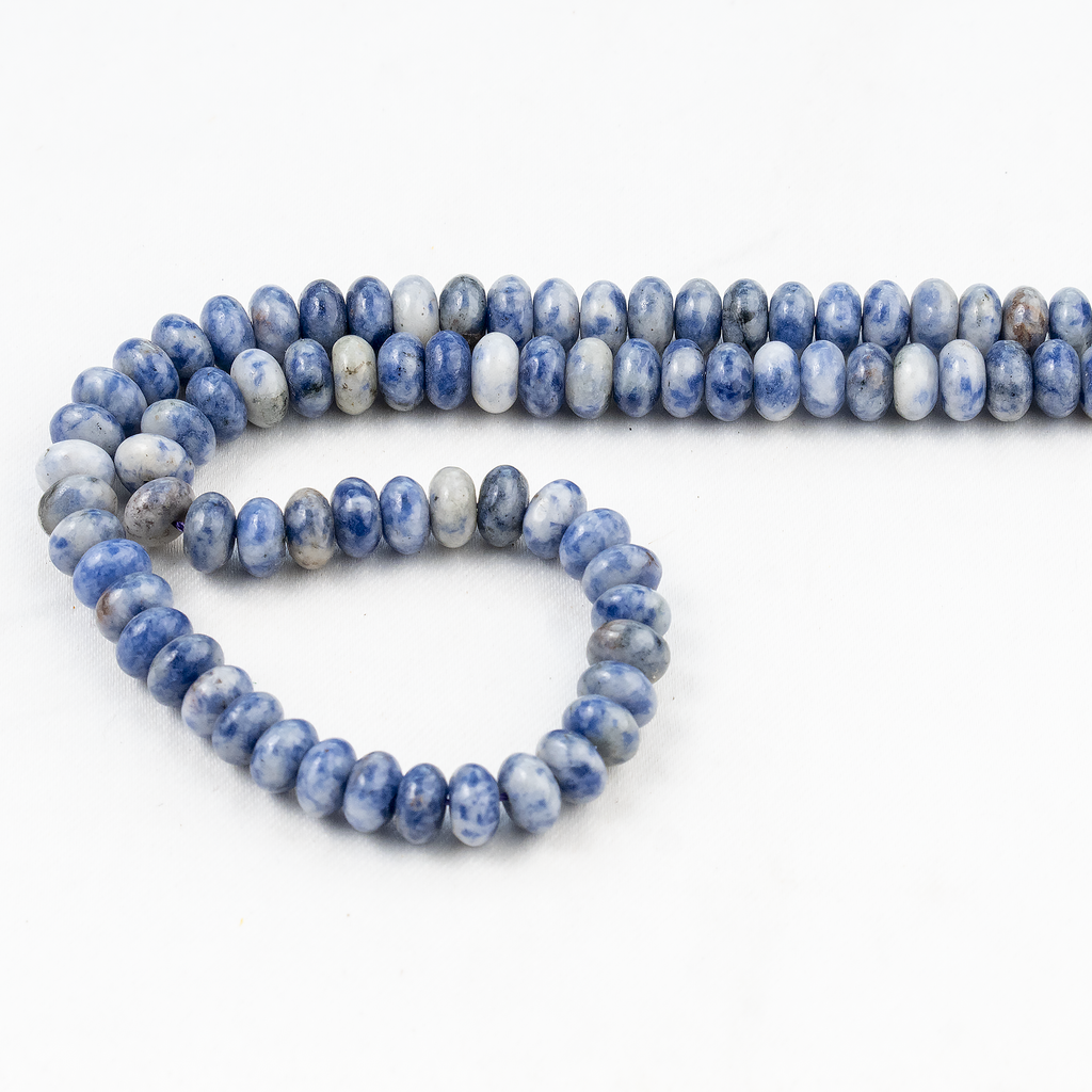 Sodalite Rondelle Beads, Crystal Beads for Jewelry. | | Wiccan Center