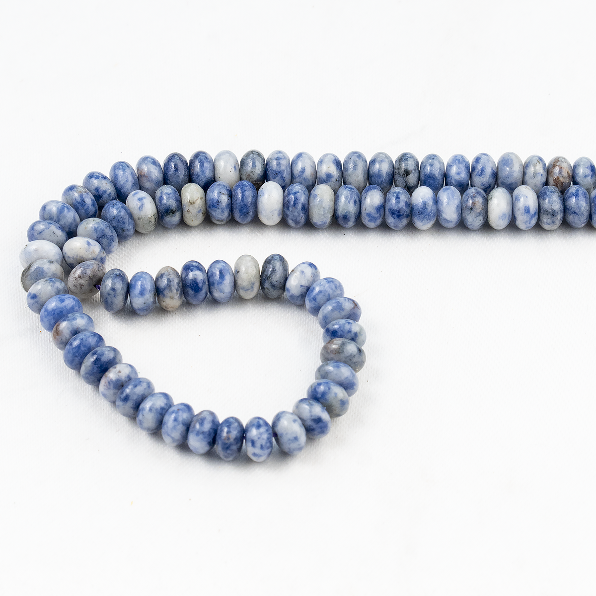 Sodalite Rondelle Beads, Crystal Beads for Jewelry. | | Wiccan Center