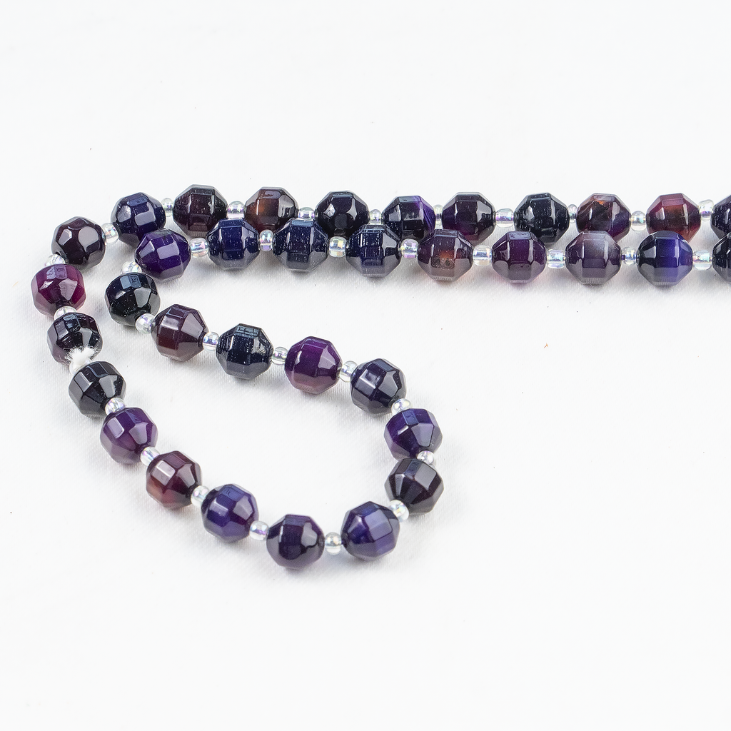 Purple Onyx Faceted Prism Cut Beads For Jewelry Making | Beads | Wiccan Center