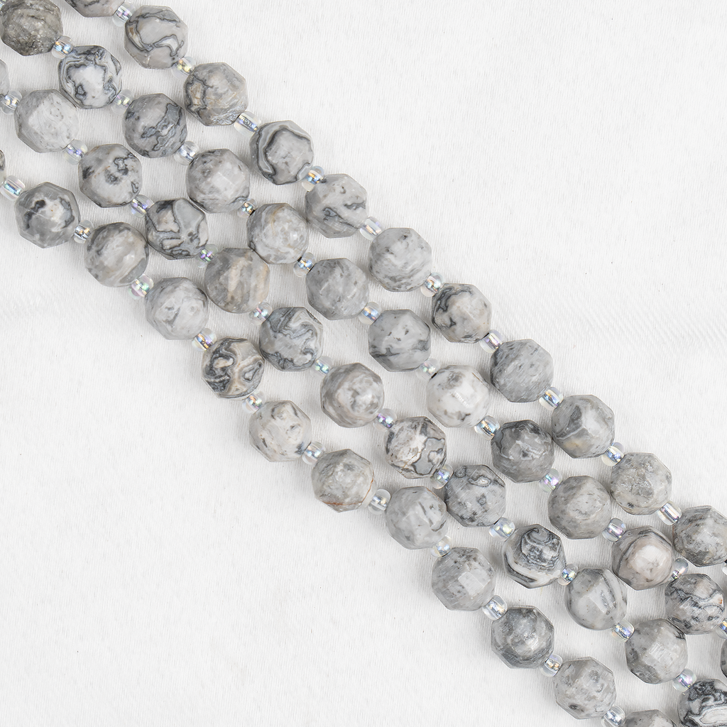 MAP Faceted Prism Cut Beads For Jewelry Making
