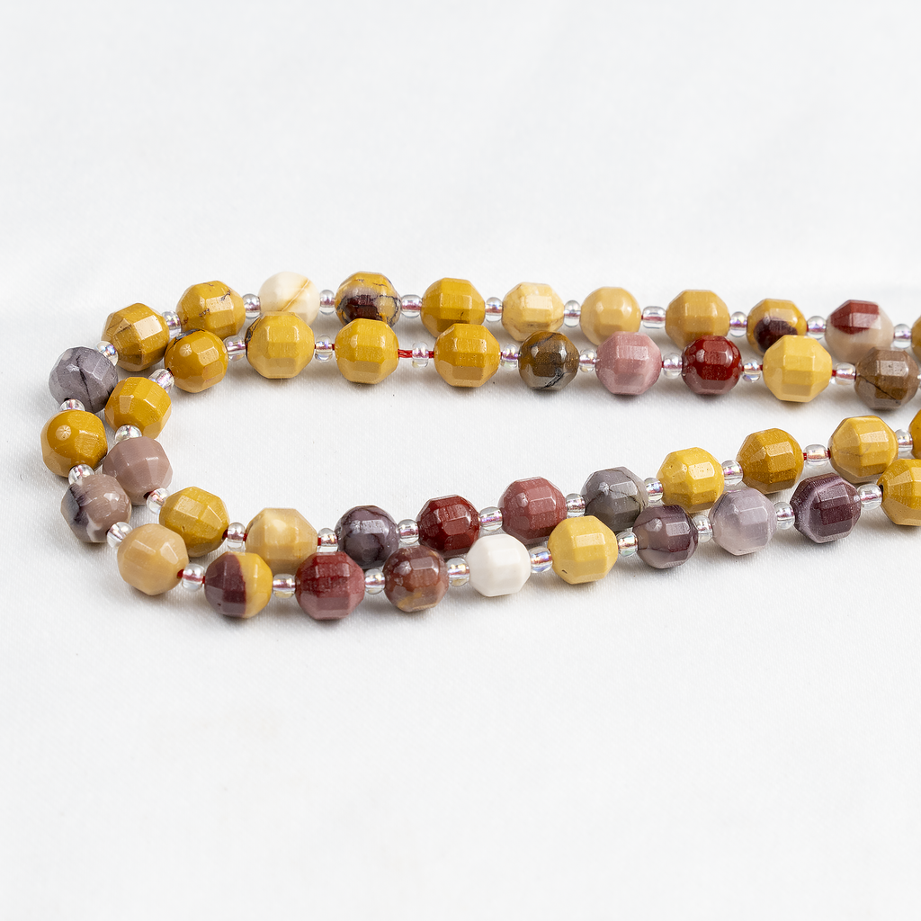 Mookaite Faceted Prism Cut Beads For Jewelry Making Designs | Beads | Wiccan Center