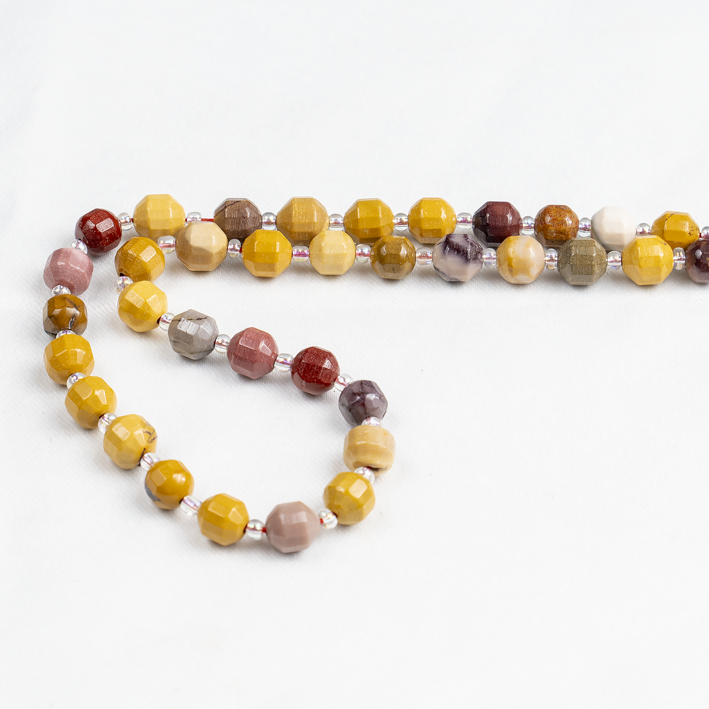 Mookaite Faceted Prism Cut Beads For Jewelry Making Designs | Beads | Wiccan Center