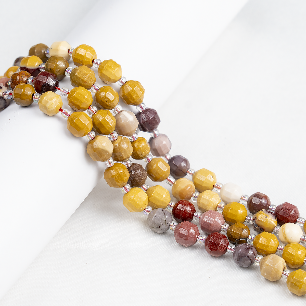 Mookaite Faceted Prism Cut Beads For Jewelry Making Designs | Beads | Wiccan Center