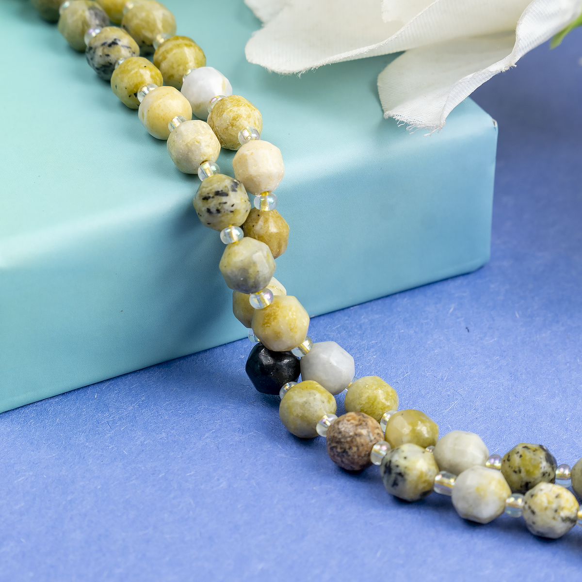 Serpentine Faceted Prism Cut Beads For Jewelry Making