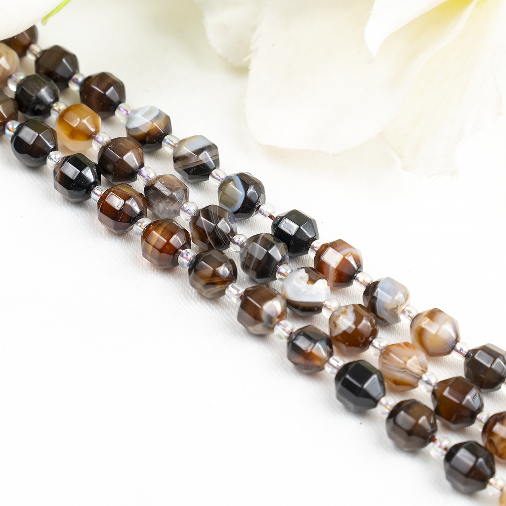 Black Sulemani Faceted Prism Cut Beads – For Jewelry Making | Beads | Wiccan Center