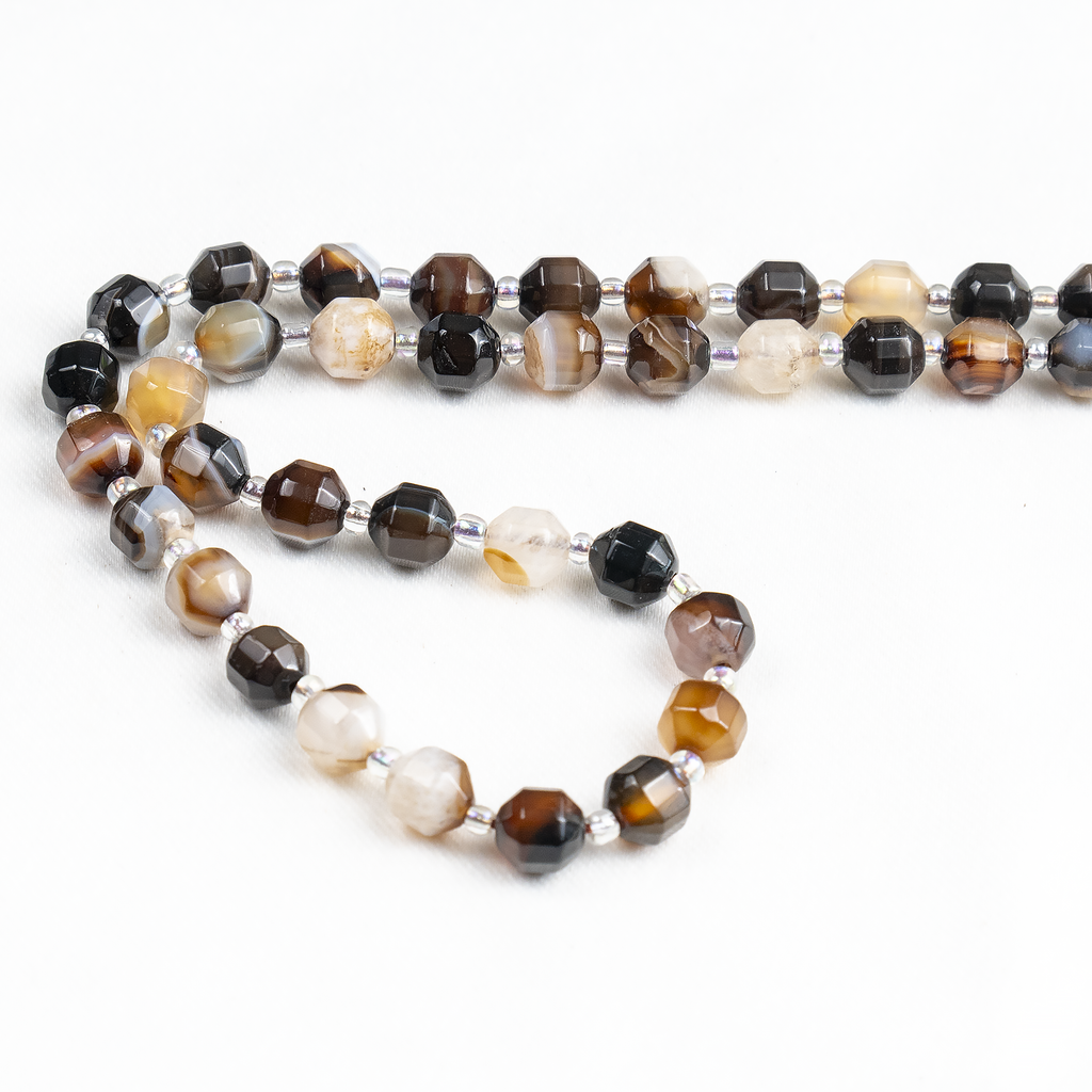 Black Sulemani Faceted Prism Cut Beads – For Jewelry Making | Beads | Wiccan Center