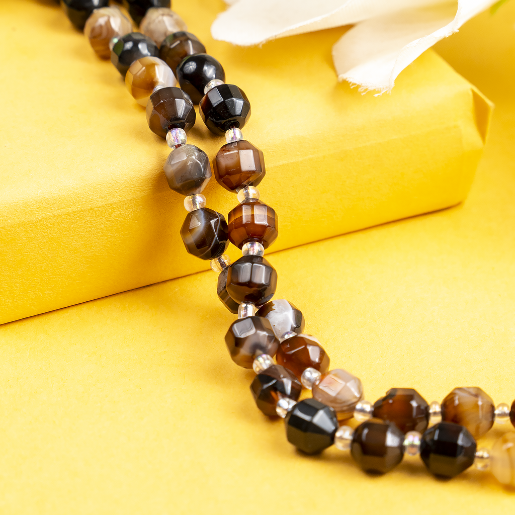Black Sulemani Faceted Prism Cut Beads – For Jewelry Making | Beads | Wiccan Center