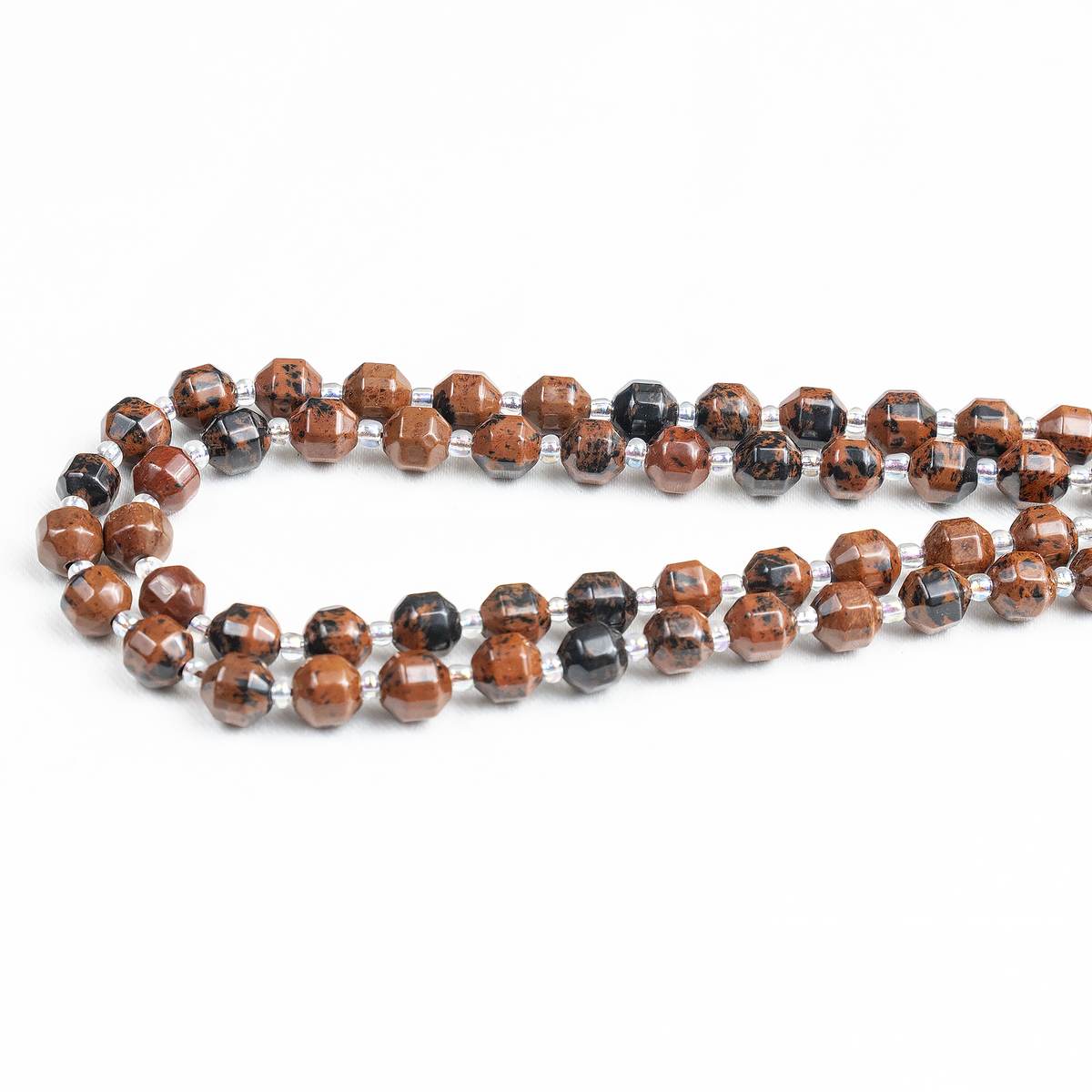 Mahogany Obsidian Faceted Prism Cut Beads For Jewelry Making | Beads | Wiccan Center