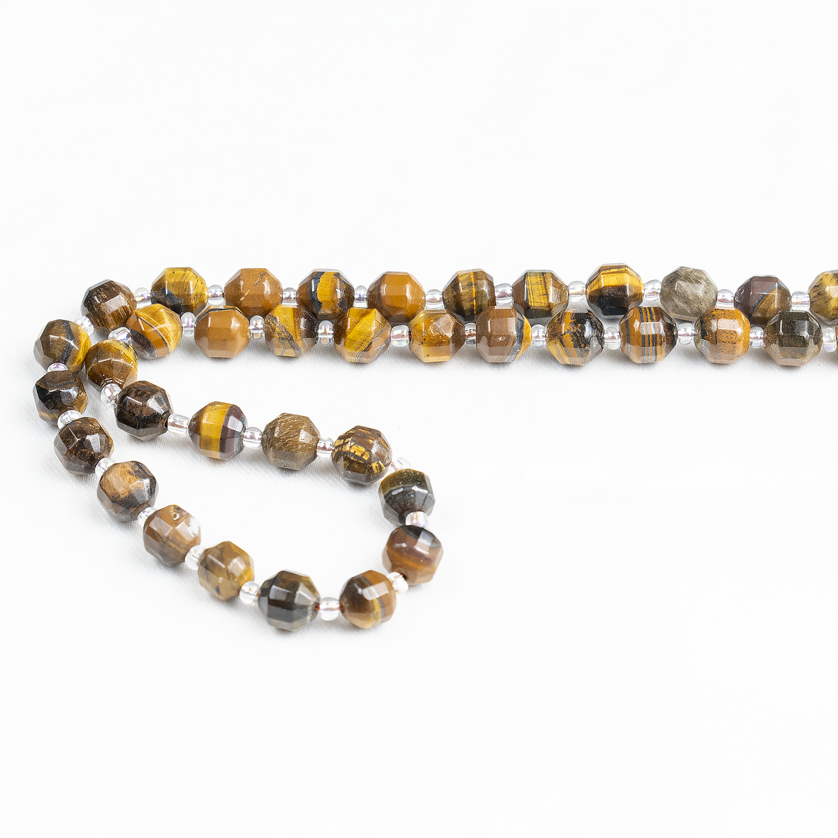 Tiger eye Faceted Prism Cut Beads For Jewelry Making | Beads | Wiccan Center