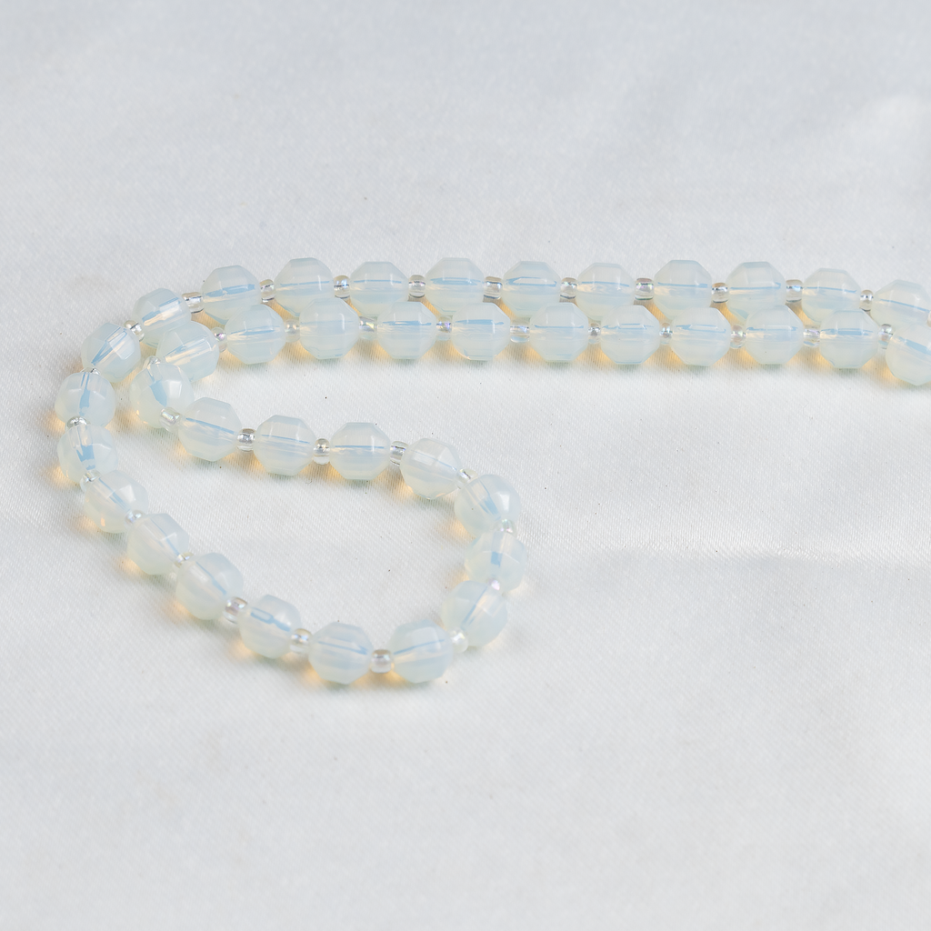 Opal Faceted Prism Cut Beads For Jewelry Making