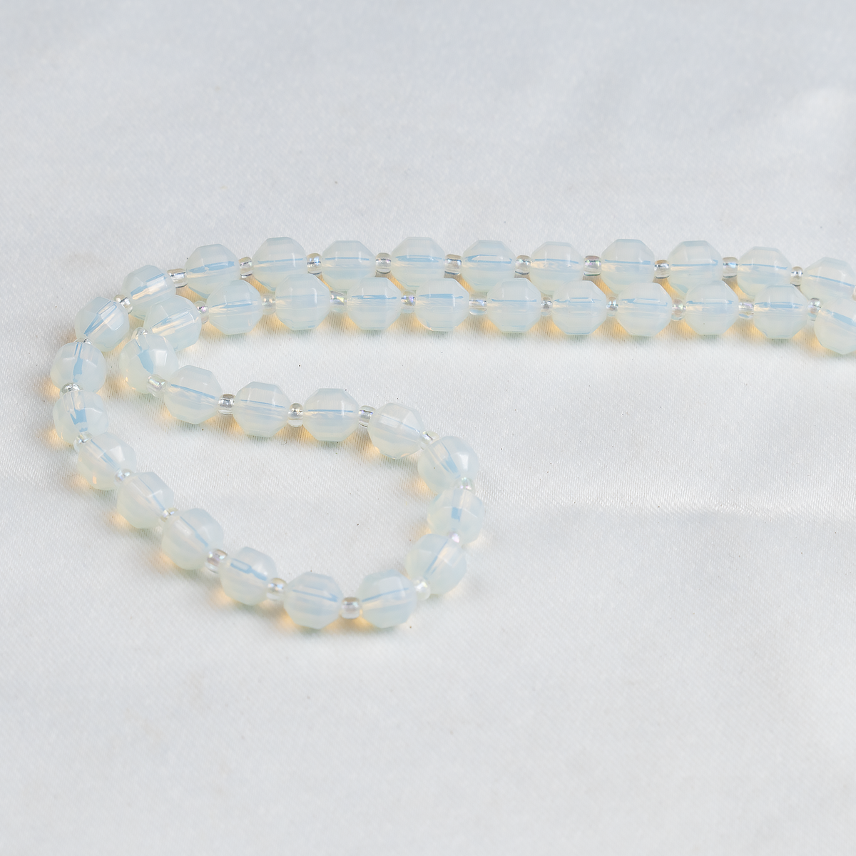 Opal Faceted Prism Cut Beads For Jewelry Making