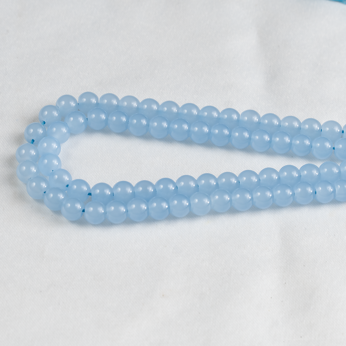Chalcedony Dyed Beads, Natural Round Crystal Beads 6mm to 10mm | Beads | Wiccan Center