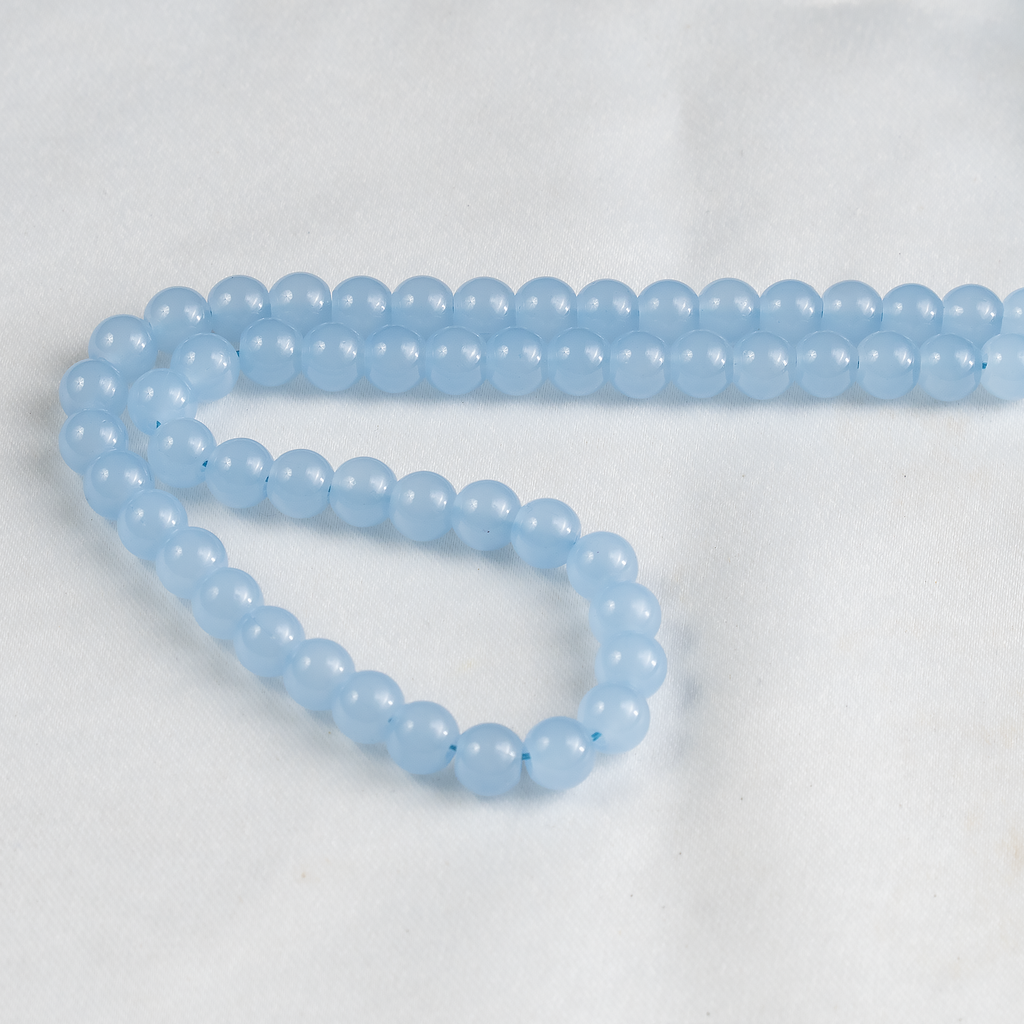 Chalcedony Dyed Beads, Natural Round Crystal Beads 6mm to 10mm | Beads | Wiccan Center