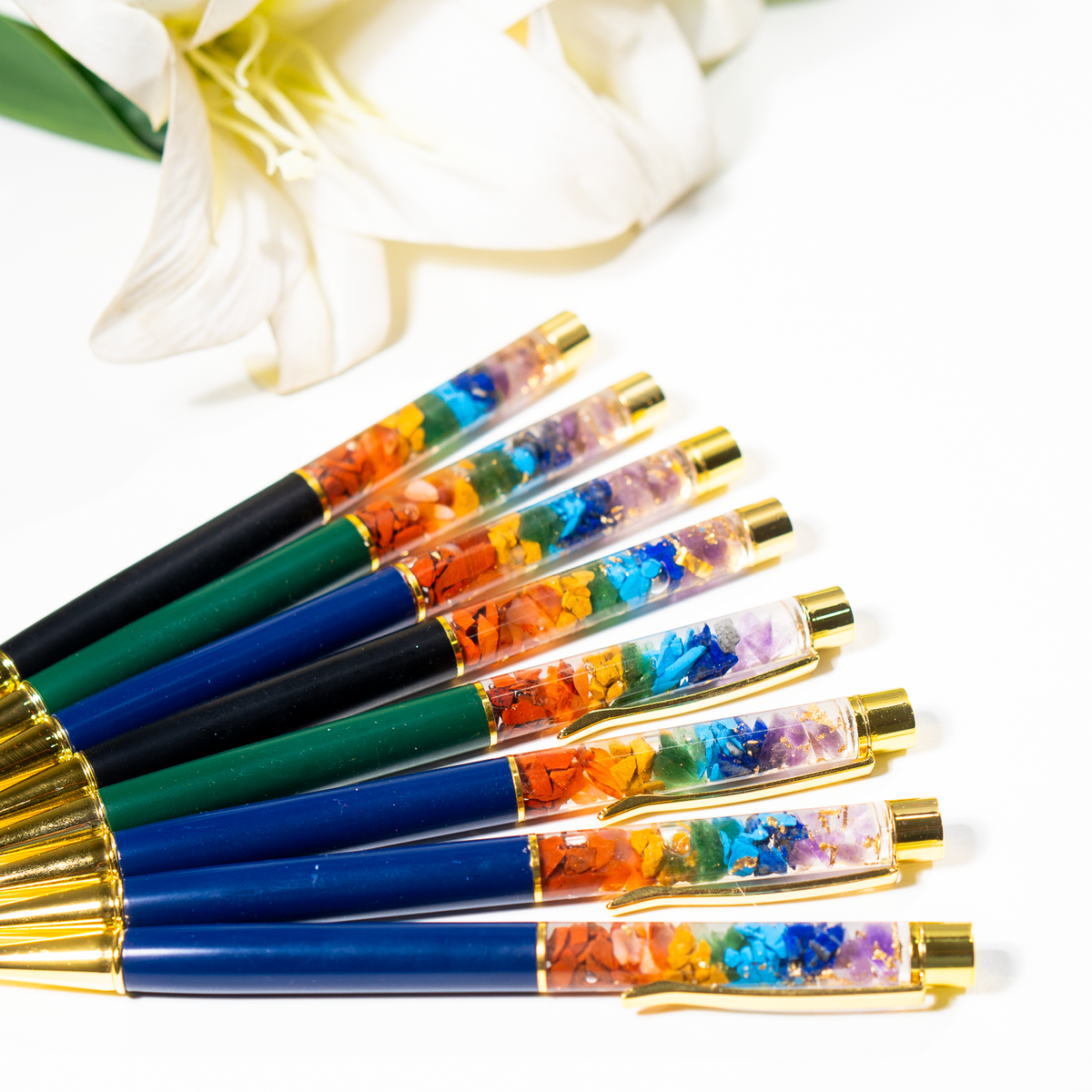 7Chakra Crystal Pen, Manifestation Pen, Healing Pen