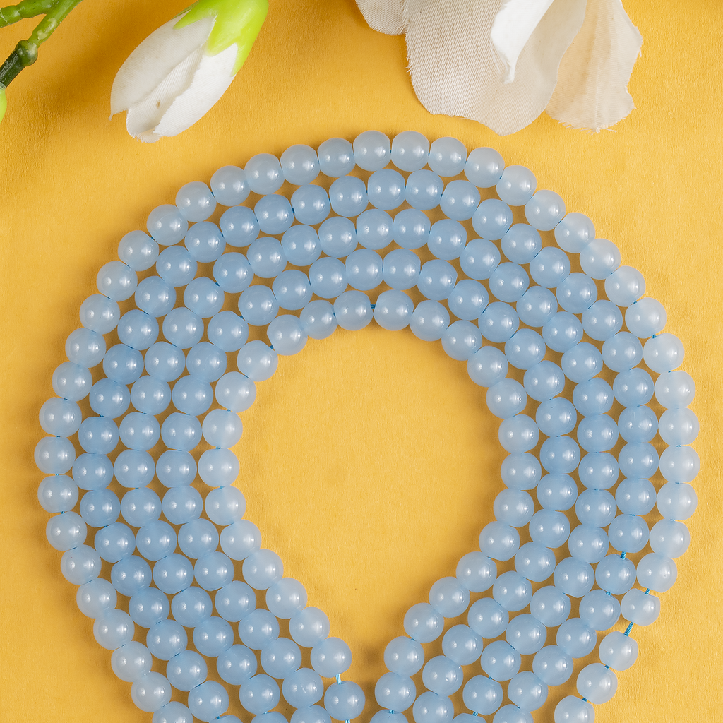 Chalcedony Dyed Beads, Natural Round Crystal Beads 6mm to 10mm | Beads | Wiccan Center