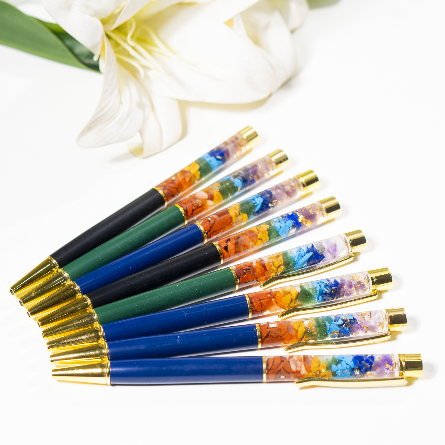 7Chakra Crystal Pen, Manifestation Pen, Healing Pen