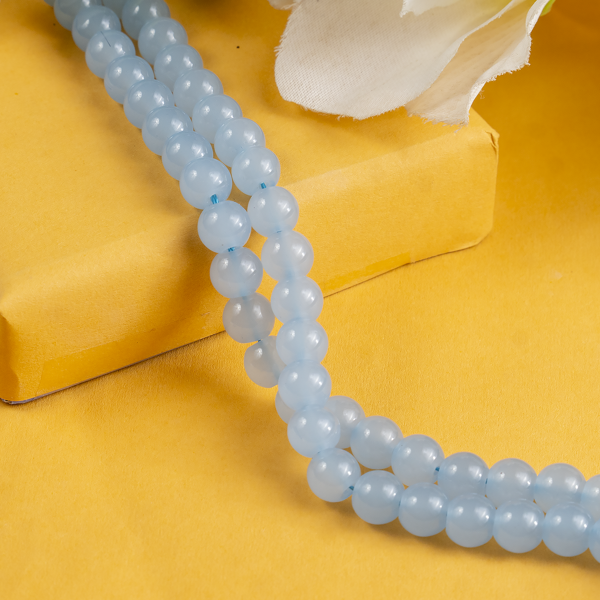 Chalcedony Dyed Beads, Natural Round Crystal Beads 6mm to 10mm | Beads | Wiccan Center