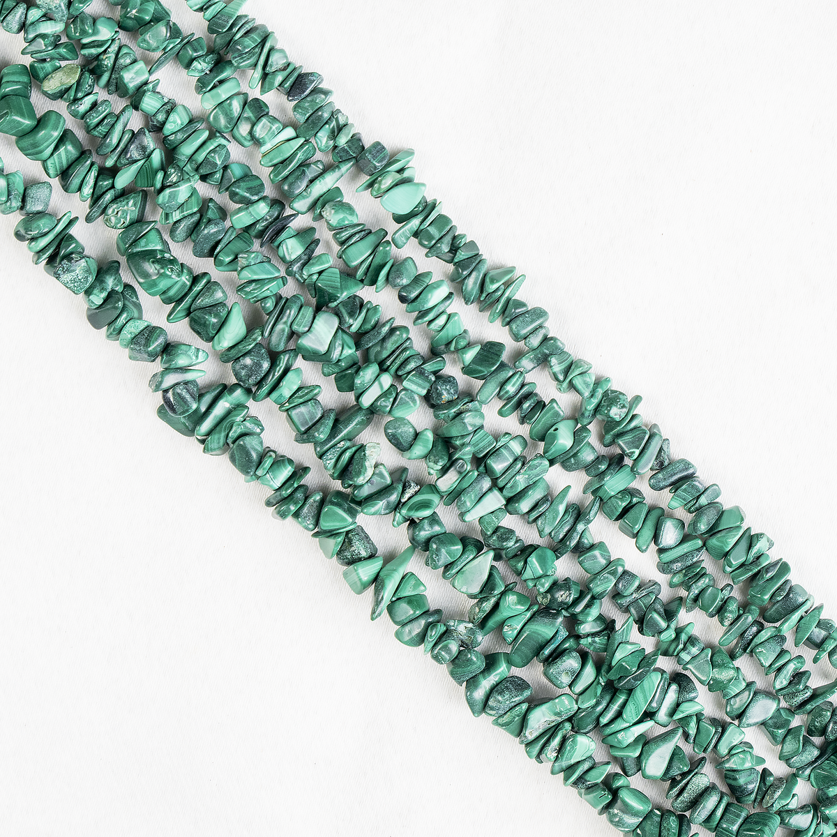 Uncut Raw Malachite Crystal Chip Beads for Necklace (Leadership and Travel) | Beads | Wiccan Center