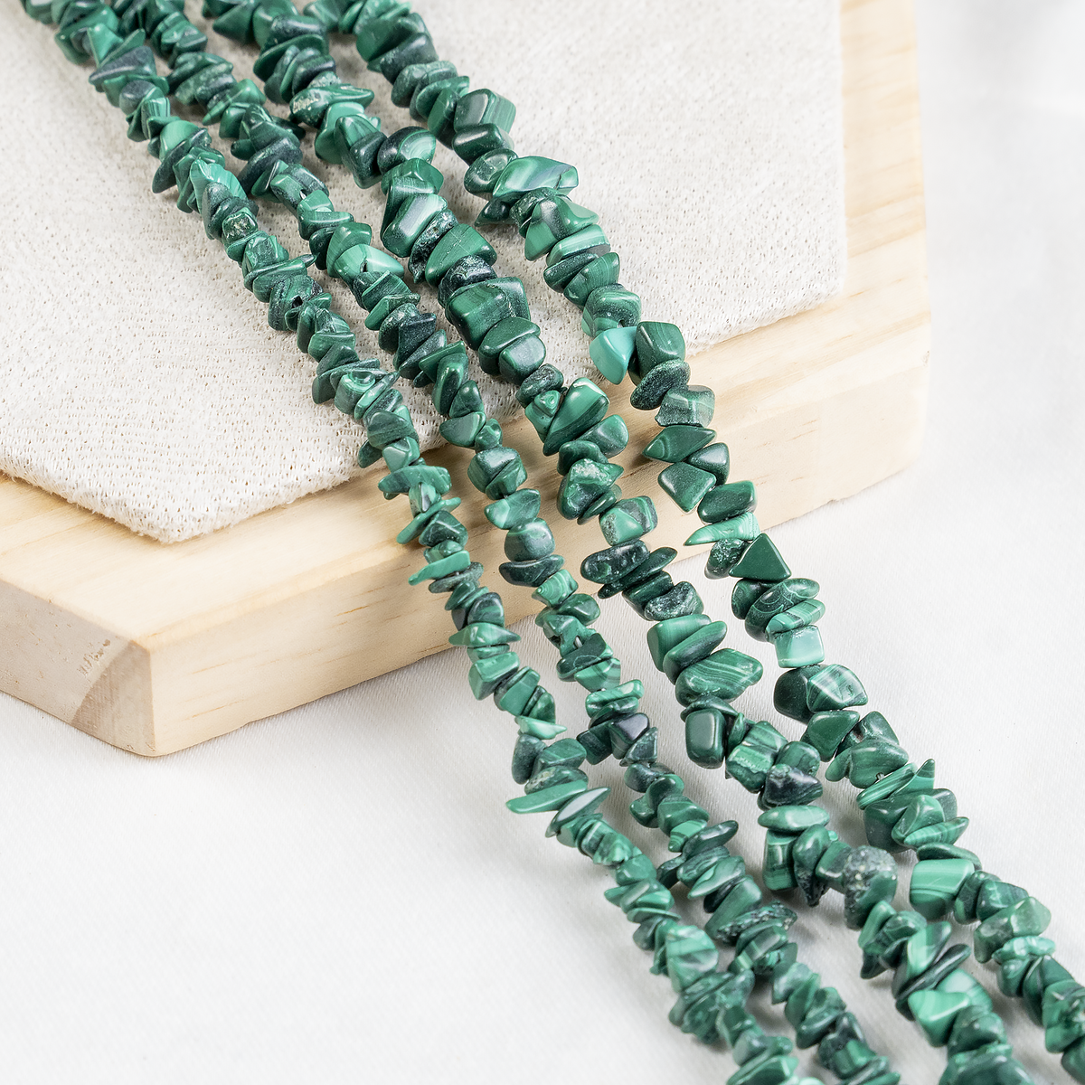 Uncut Raw Malachite Crystal Chip Beads for Necklace (Leadership and Travel) | Beads | Wiccan Center