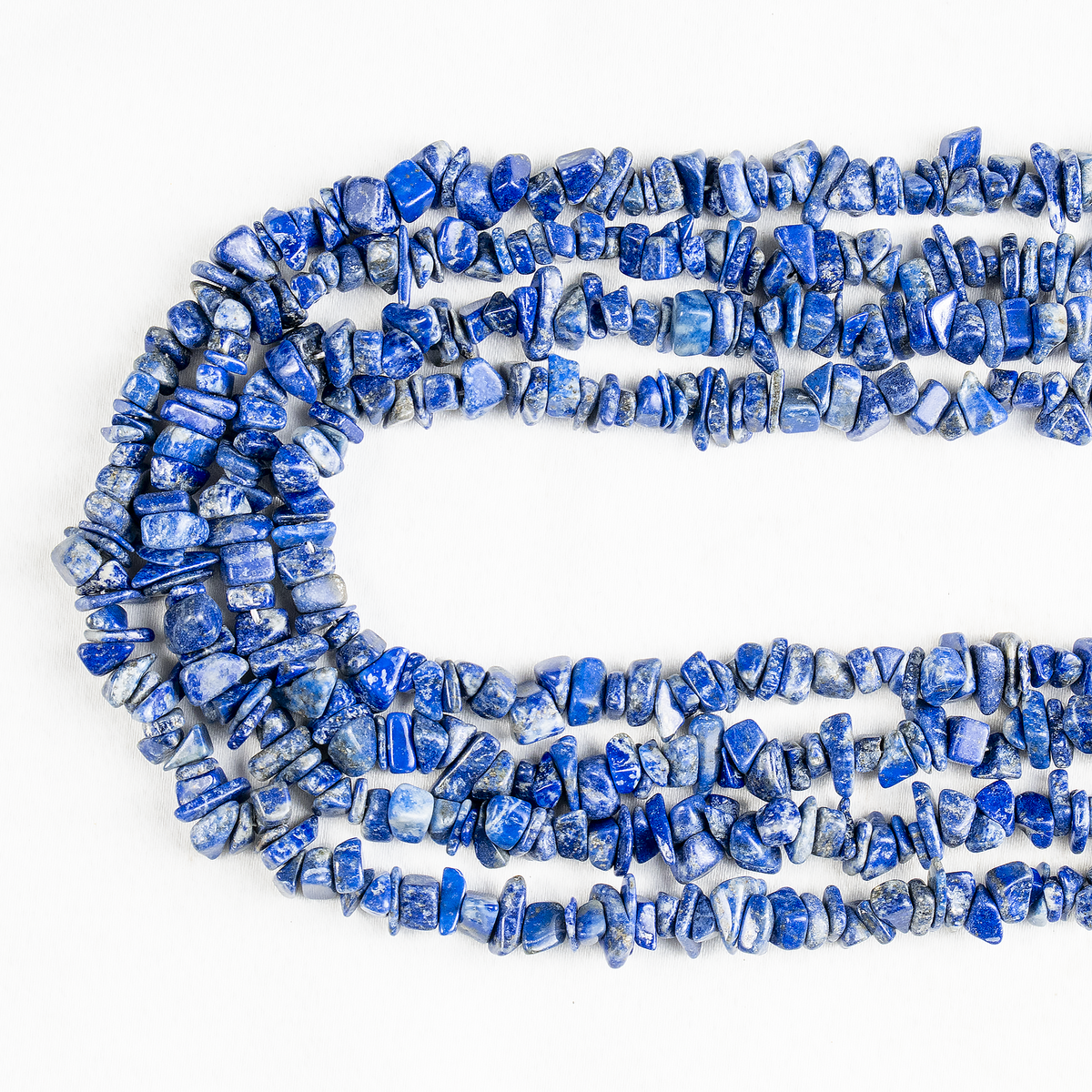 Uncut Raw Lapis Lazuli Crystal Chip Beads for Necklace (Expansion and Insight). | Beads | Wiccan Center