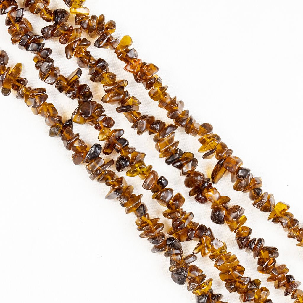 Smokey Quartz Chip Beads Necklace, Crystal Uncut Beads | Beads | Wiccan Center